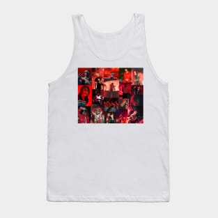 red rap collage Tank Top